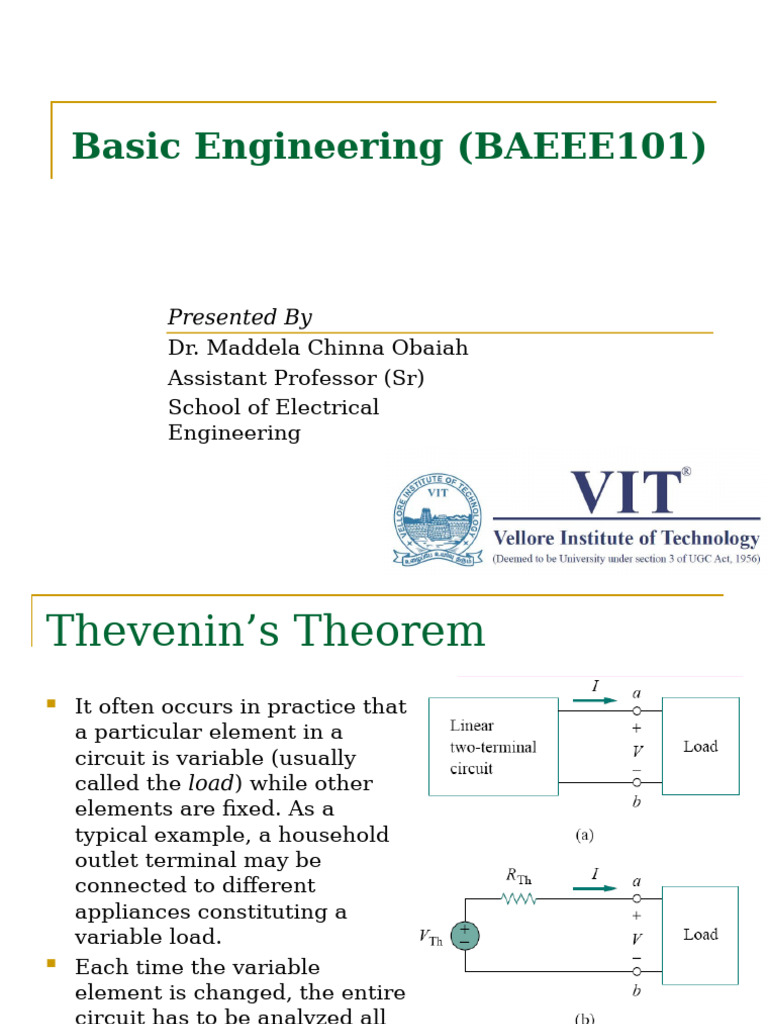 Thevenin's Theorem Explained | PDF | Electrical Network | Electronics