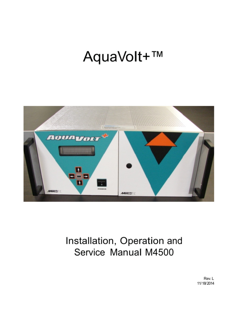 AquaVolt M4500 Manual and Warranty | PDF | Electrical Engineering ...
