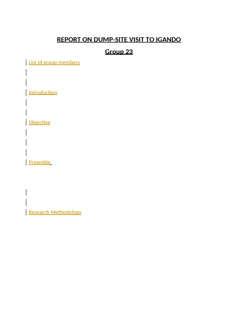 Impact of Igando Dumpsite on Buildings | PDF | Sampling (Statistics ...