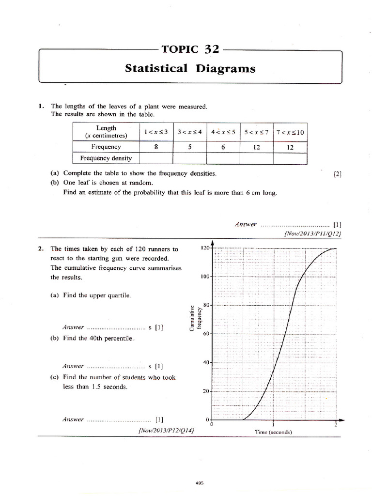 Statistics Paper1 | PDF