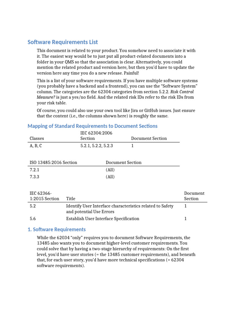 Software Requirements List | PDF | Application Software | Computing