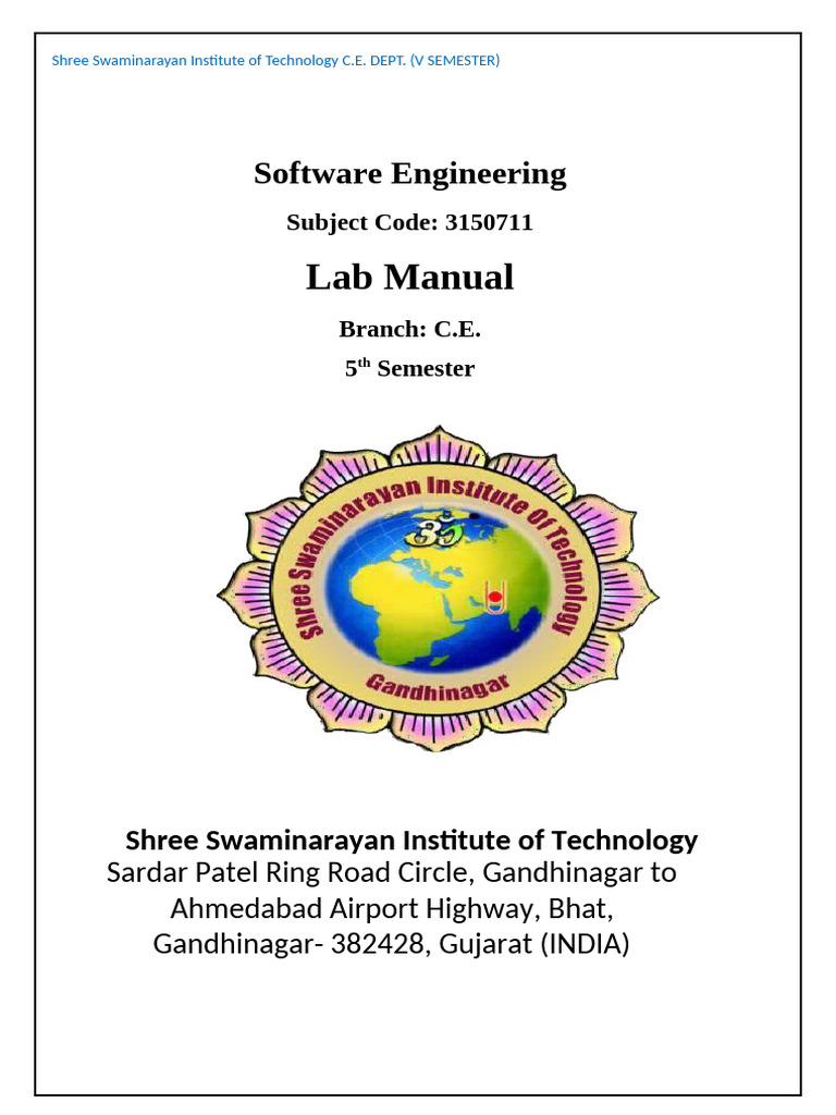 Software Engineering Manual Edited1 | PDF | Software Development ...