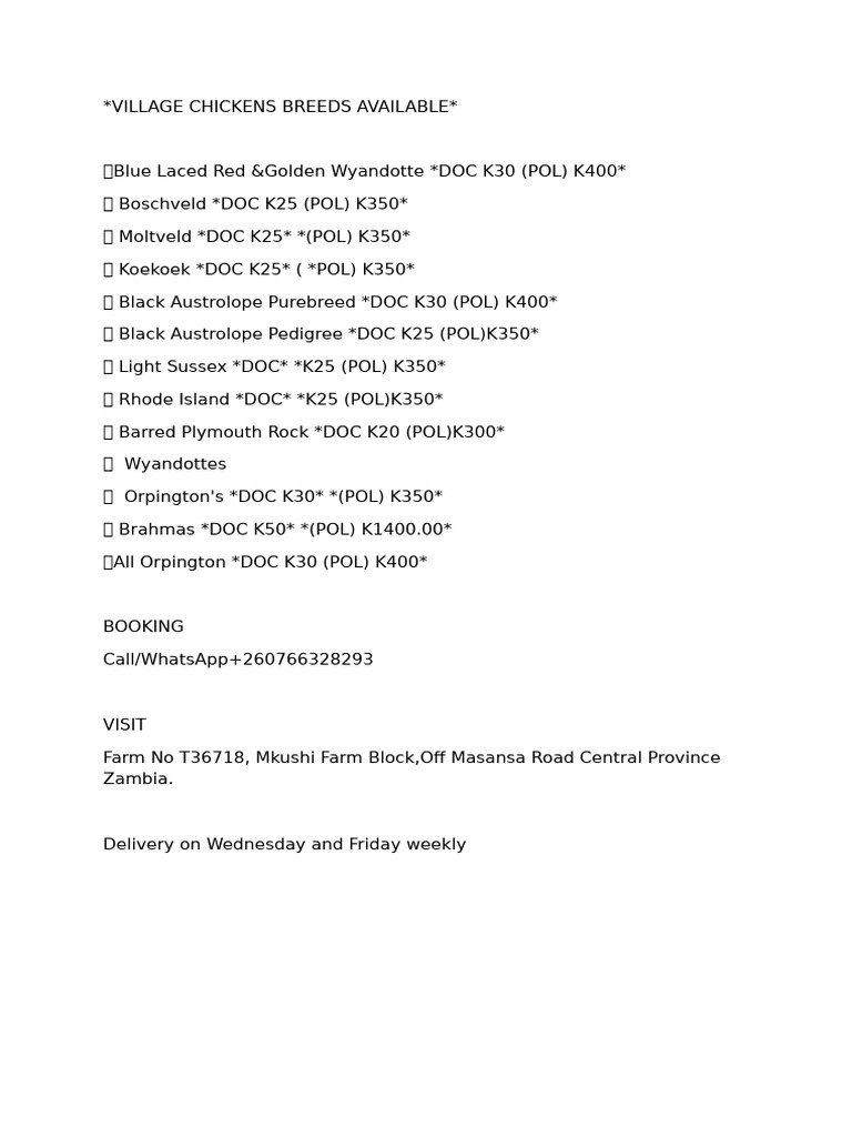 Chicken Sources | PDF