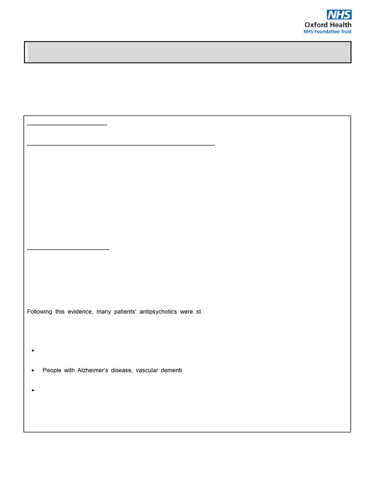 BPSD Management Guidelines for Dementia | PDF | Antipsychotic | Dementia