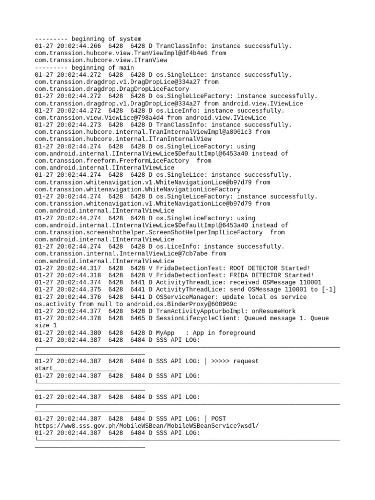 Sss Log 01 27 2025 20 02 44 | PDF | Software Engineering | System Software