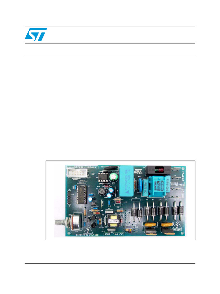 Improved ST7LITE05 AC Chopper Driver Solution | PDF | Alternating ...