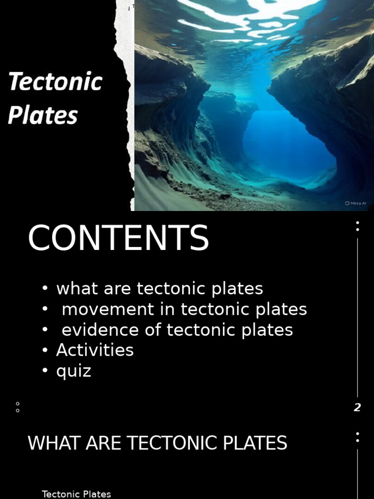 Tectonic Plates: Evidence and Impact | PDF | Plate Tectonics | Volcano