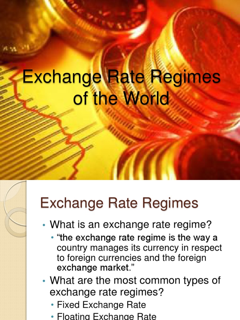 Exchange Rates Jb Fixed Exchange Rate System Floating Exchange Rate