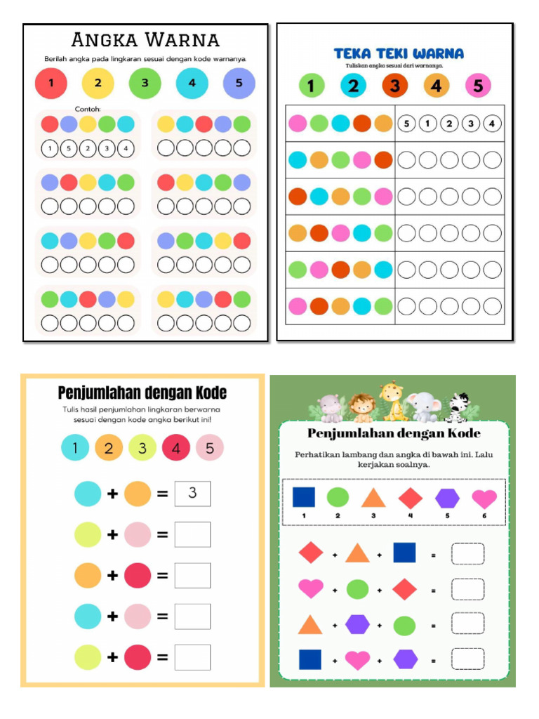 Kodding Warna Dan Angka | PDF