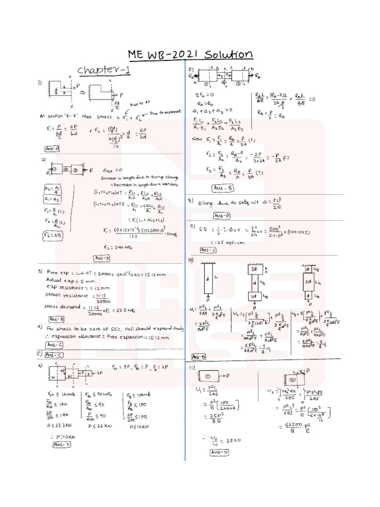 Engineering Stress and Strain Analysis | PDF