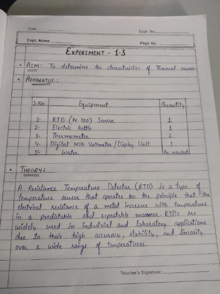 ENG. Phy - Exp 1.3 | PDF