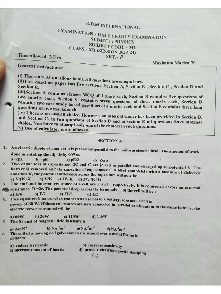 Physics 2 | PDF
