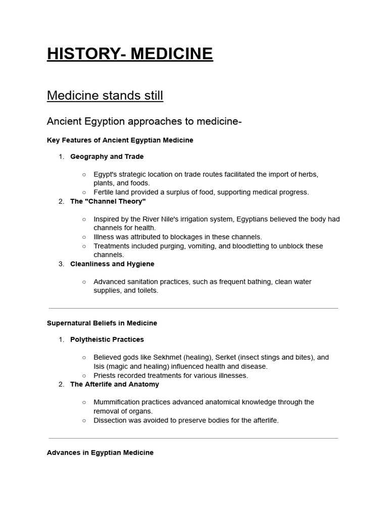 Health and The People History GCSE AQA | PDF | Penicillin | Plastic Surgery
