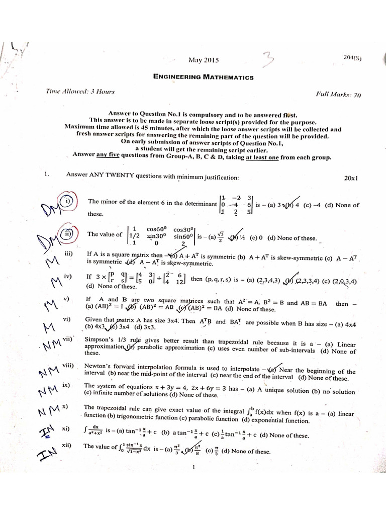 S2 Math 5yy Questions | PDF