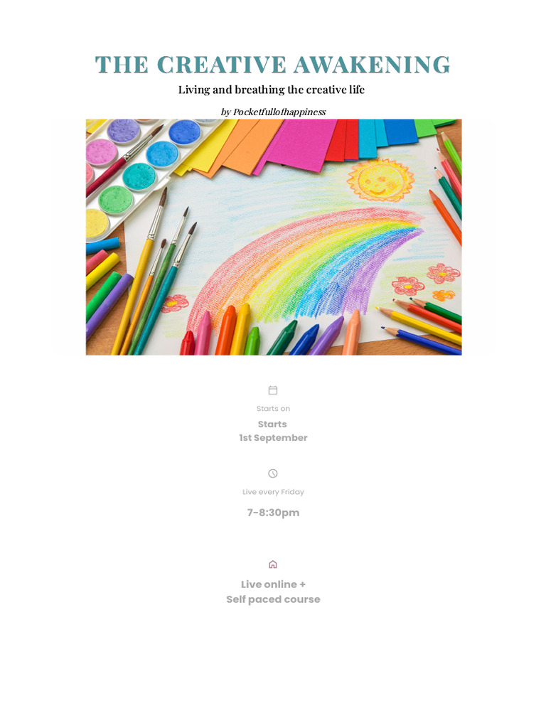 Creative Awakening Rituals Course | PDF | Psychological Concepts ...