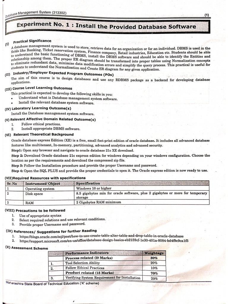 DBMS 1 To 14 PR | PDF