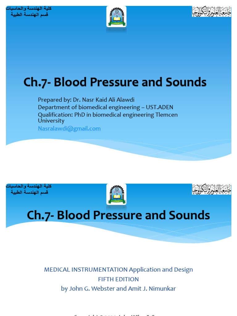 Chapter 7 Blood Pressure and Sound | PDF | Heart | Diastole