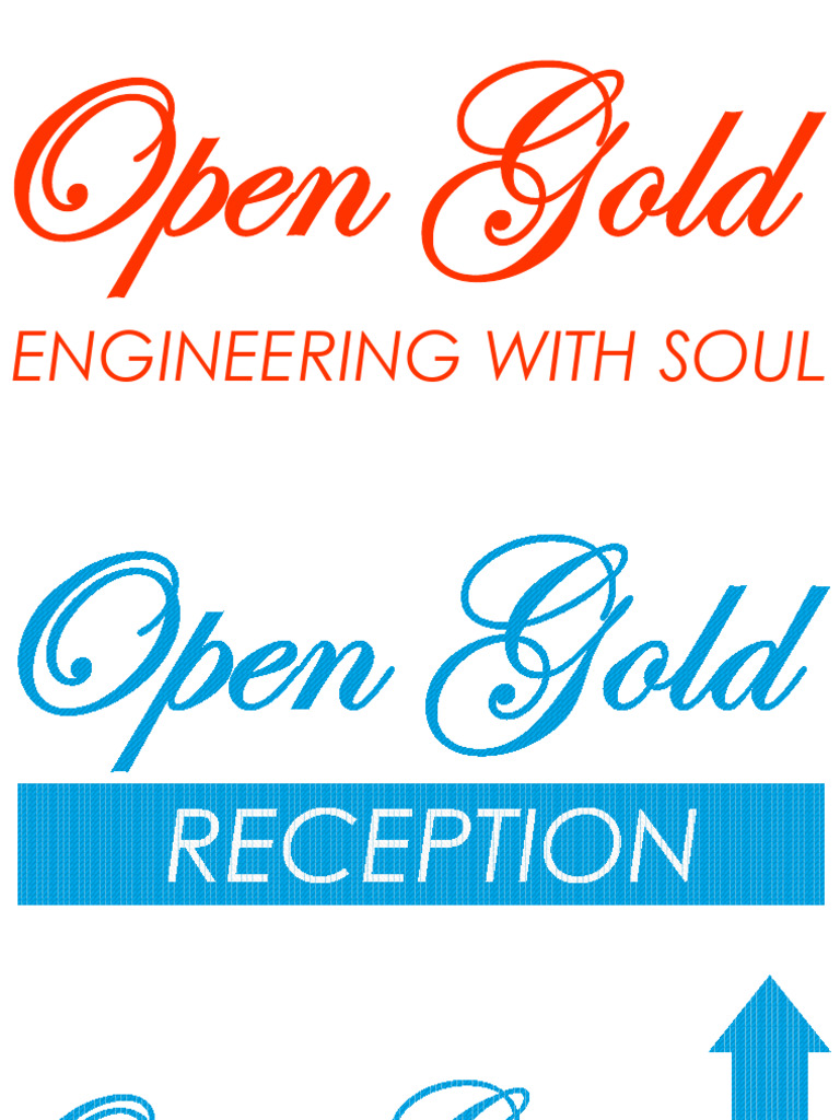 Open Gold Signs | PDF