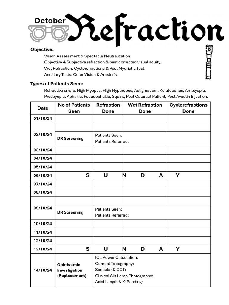 Refraction (October) | PDF