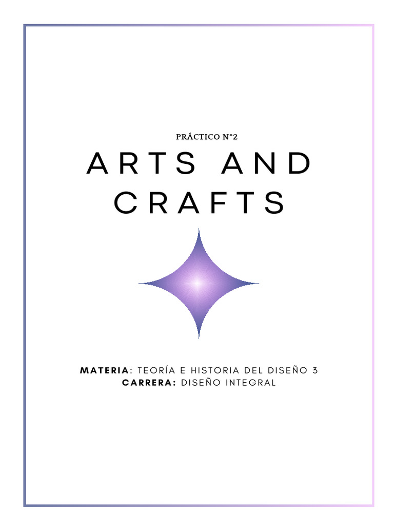 Mobiliario y Diseño en Arts and Crafts | PDF | Mueble | Art Nouveau