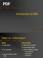 1st Lecture Data Vs Information