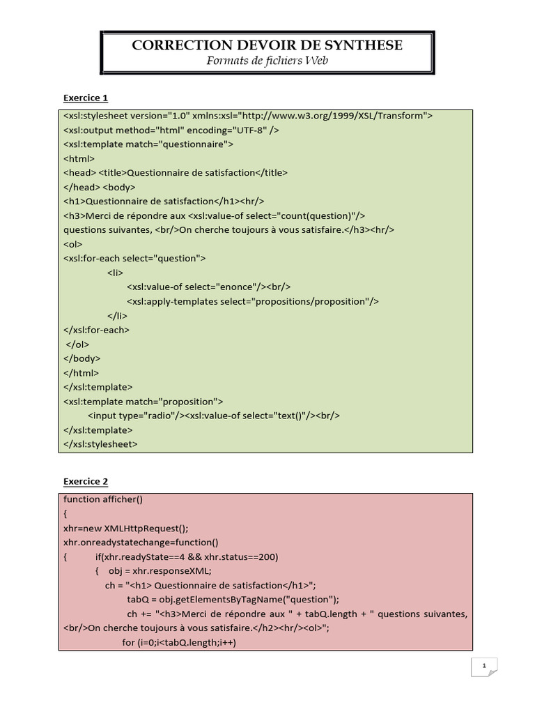 CorrectionExamenFFW Juin2022 | PDF | Cyberspace | Software Engineering