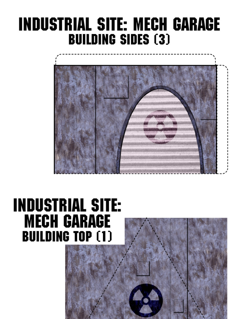 Battletech - Mechwarrior - Dark Age - Mech Garage Paper Model | PDF