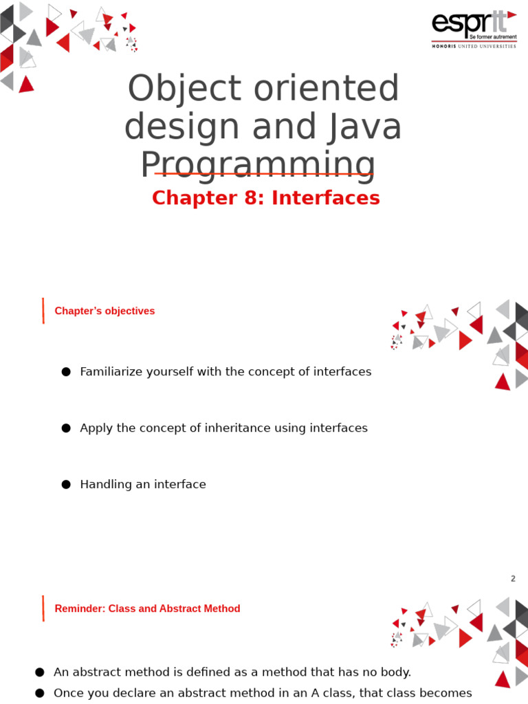 Java Interfaces and Abstract Methods Guide | PDF | Class (Computer ...