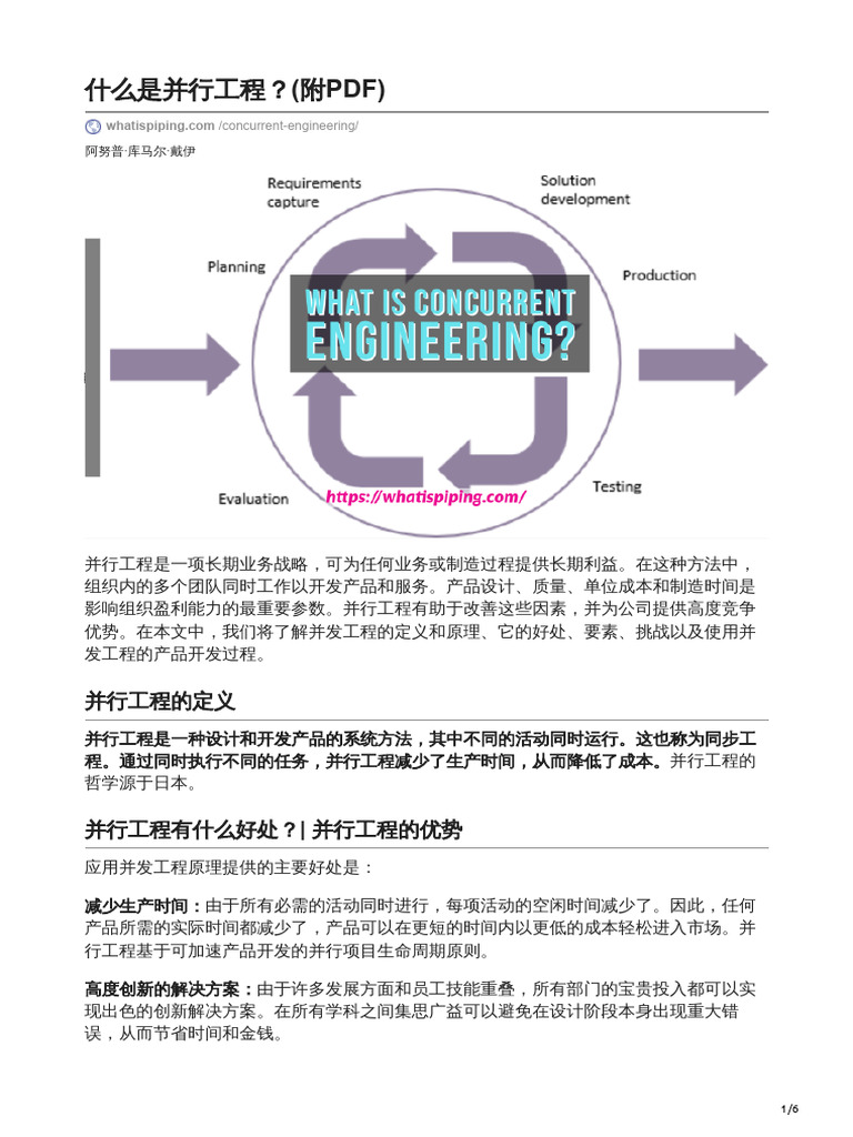 21-What is Concurrent Engineering With PDF什么是并行工程？ | PDF