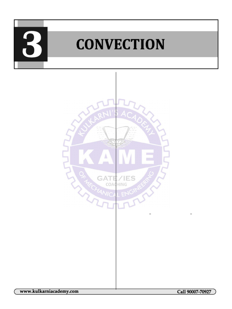 CHAPTER 3 Convection | PDF | Boundary Layer | Heat Transfer