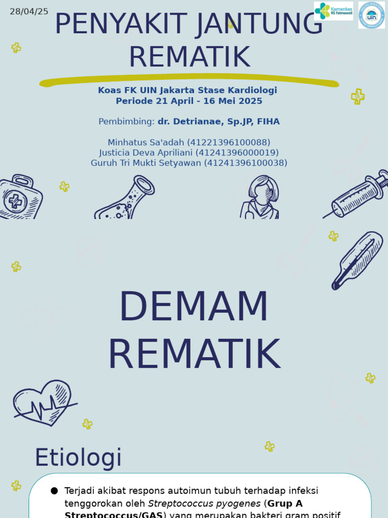 Patofisiologi Demam Rematik dan RHD | PDF