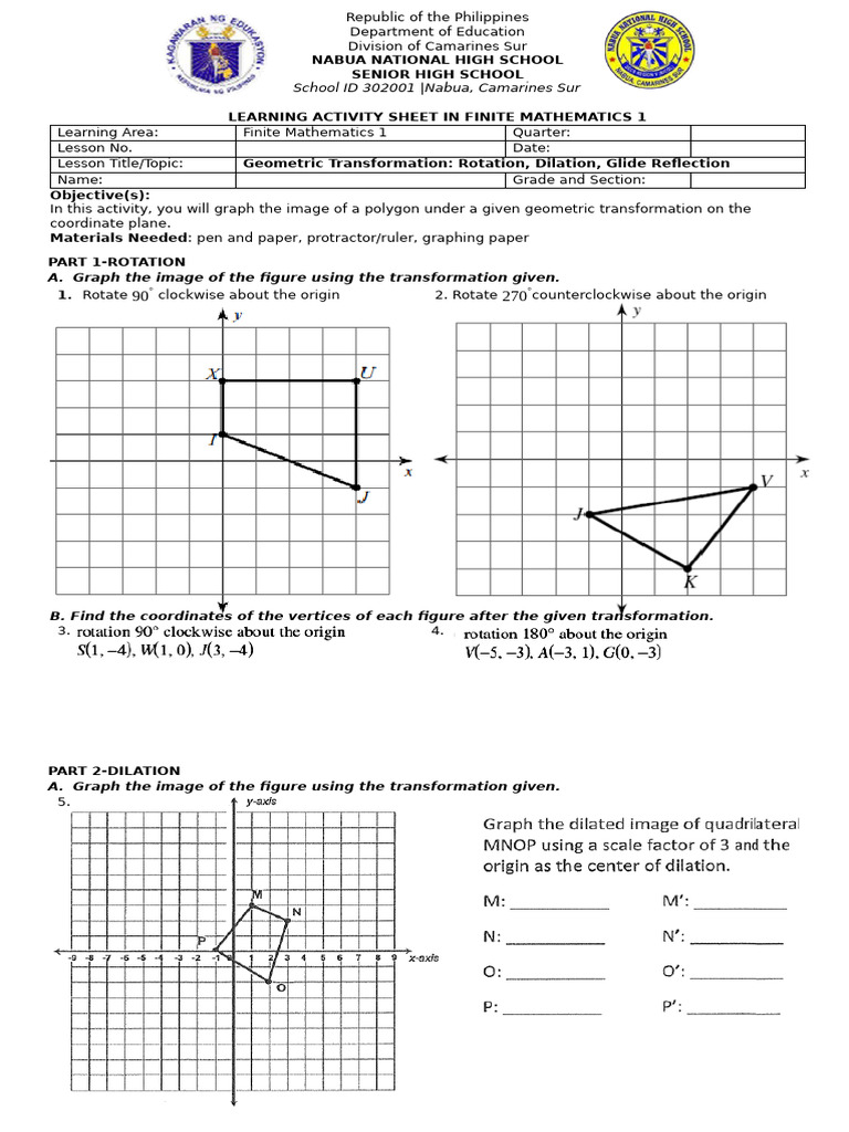 Las in Finite Math 2 | PDF