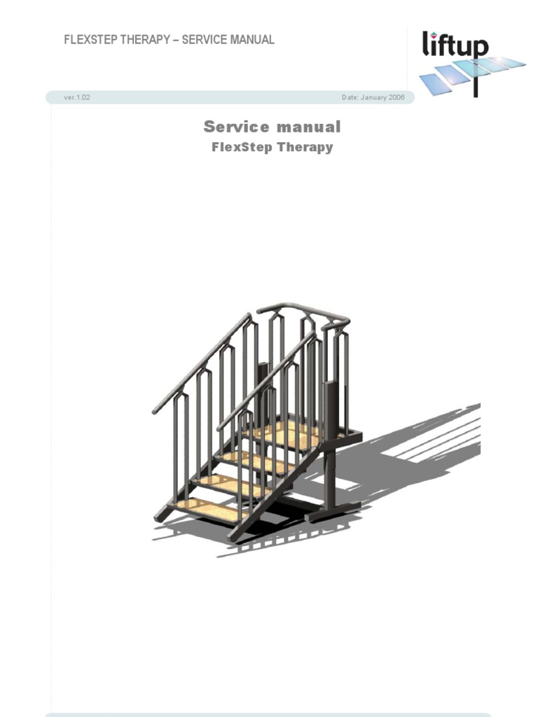 FlexStep Therapy Service Manual | PDF | Electrical Connector | Stairs