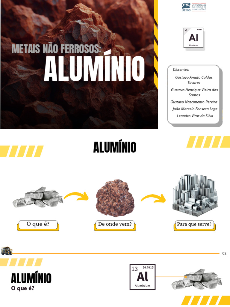 Alumínio | PDF | Alumínio | Minerais
