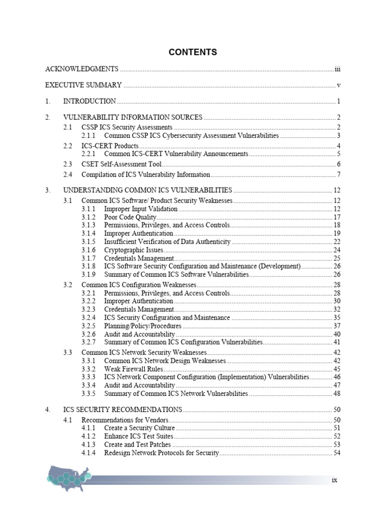 DHS Common Cybersecurity Vulnerabilities ICS 2010-Pages-9 | PDF ...