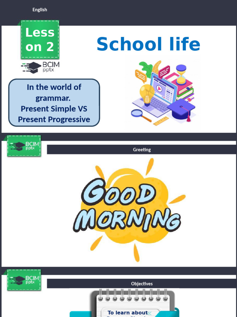 Present Simple vs Progressive Grammar | PDF | Subject (Grammar ...