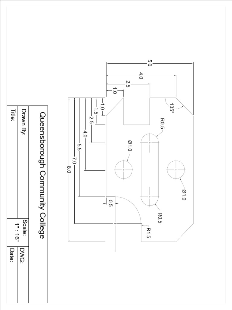 Technical Drawing for QCC Project | PDF