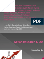 From Ruth Campbell and Helen Berry: Action Research Toolkit, Edinburgh Youth Inclusion Partnership, 2001