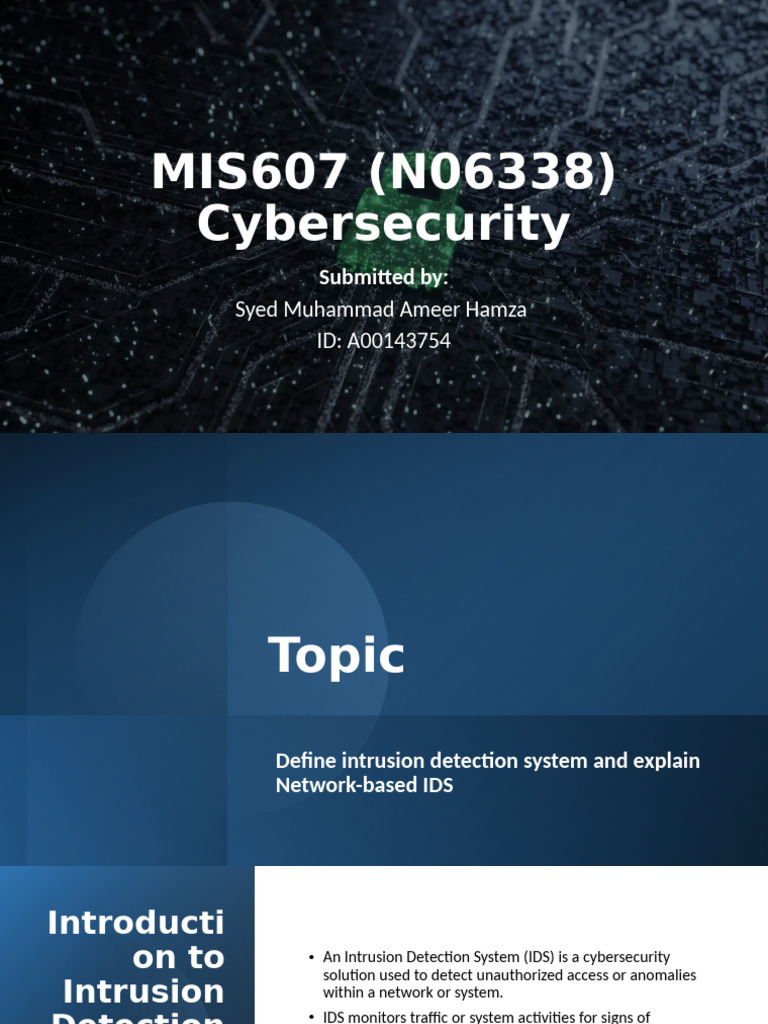 Understanding Network-Based IDS Explained | PDF | Computer Engineering ...