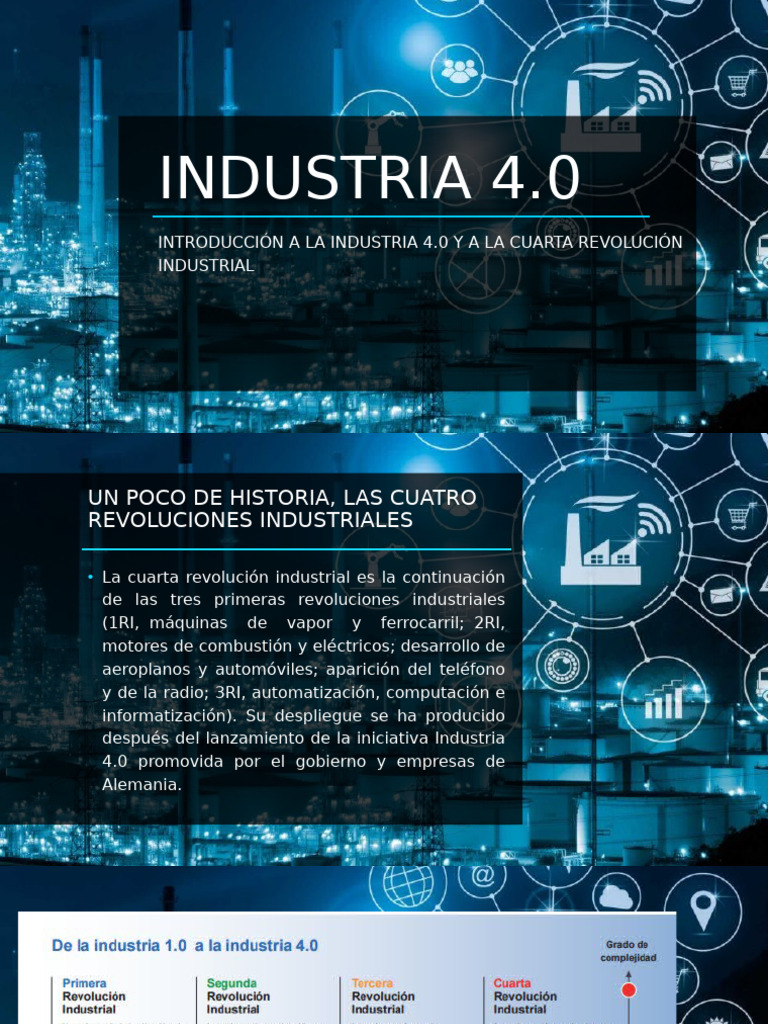 Unidad 1 - Introducción A La Industria 4.0 | PDF | Internet de las ...
