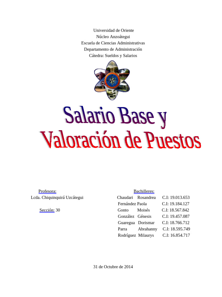 Conceptos Clave de Sueldos y Salarios | PDF | Salario | Salario mínimo