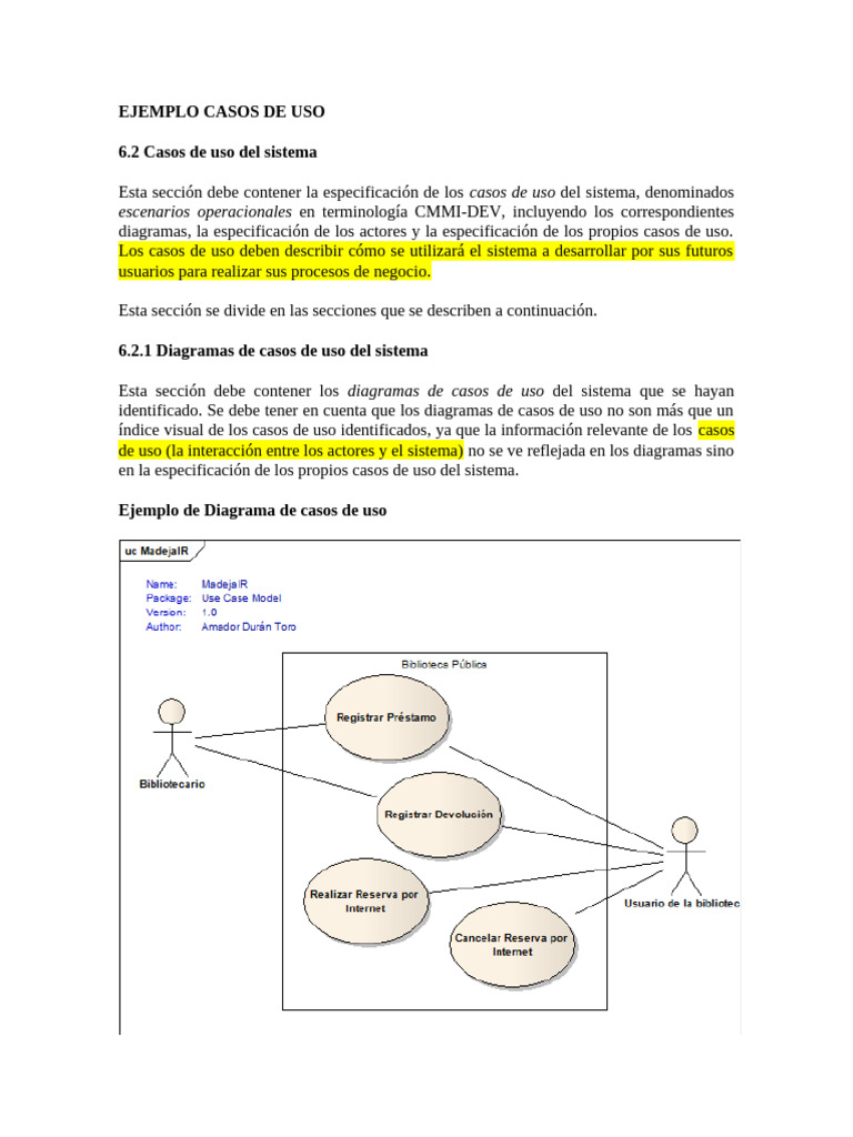 Casos de Uso y Requisitos del Sistema | PDF | Caso de uso | Usabilidad