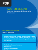 Informe Brundtland y Desarrollo Sostenible | PDF | Sustentabilidad ...