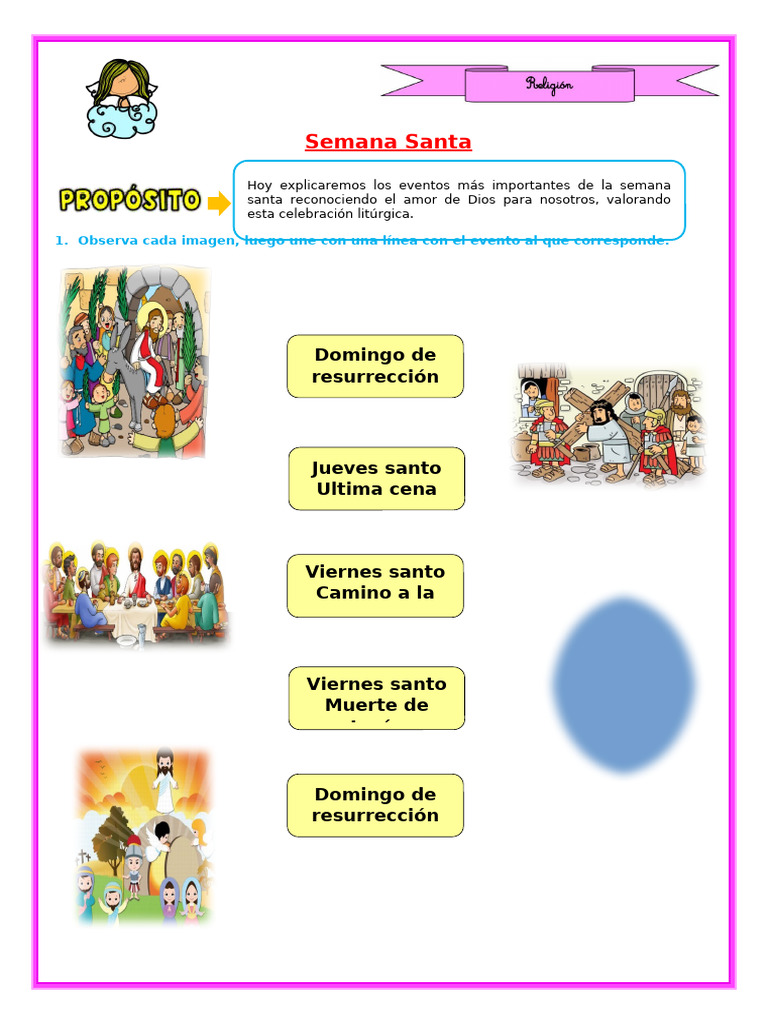 Eventos Clave de la Semana Santa | PDF | Jesús | Última cena