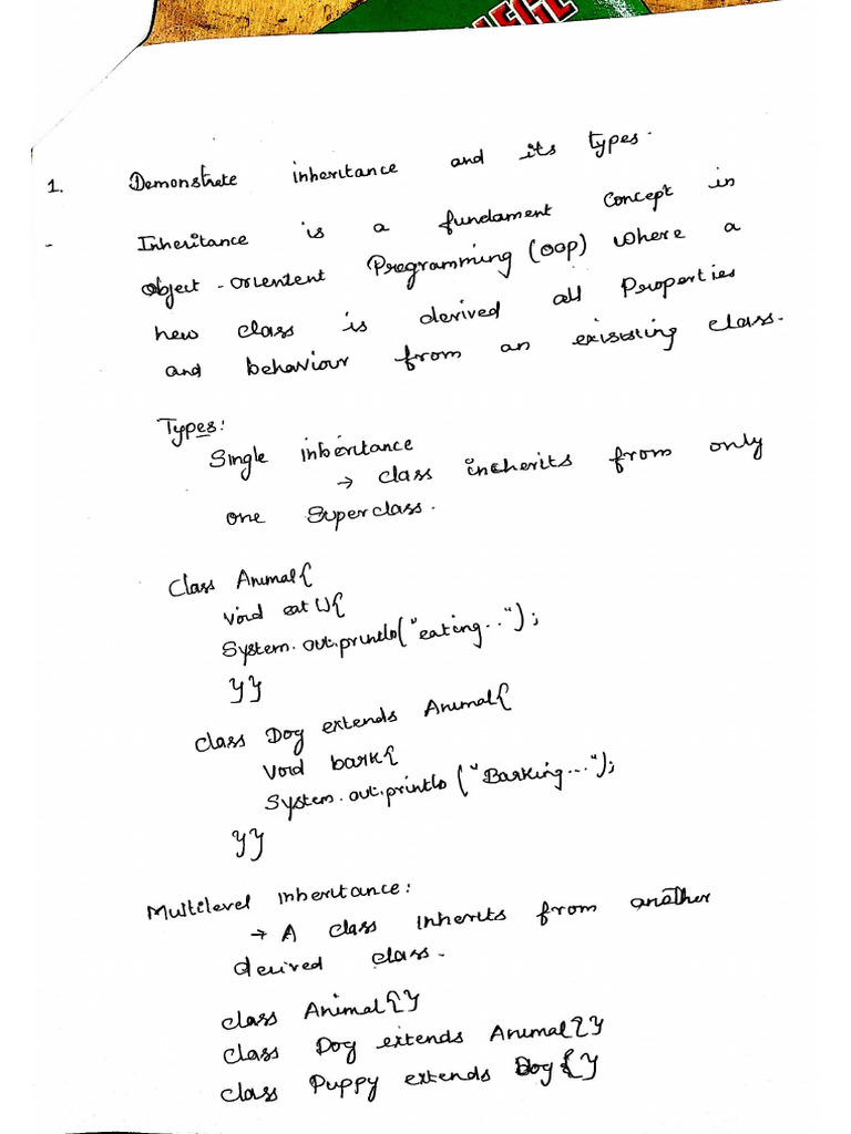 Unit 2 Oops | PDF
