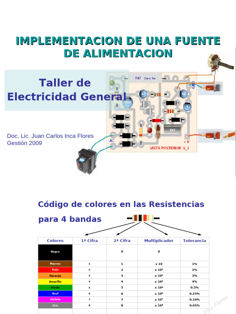 Implementacion de Una Fuente Variable V 4 | PDF | Resistor | Transistor ...