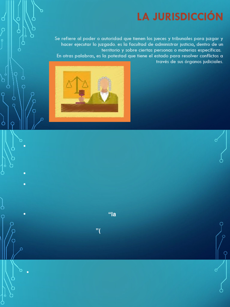 Definición y Funciones de la Jurisdicción | PDF | Jurisdicción ...