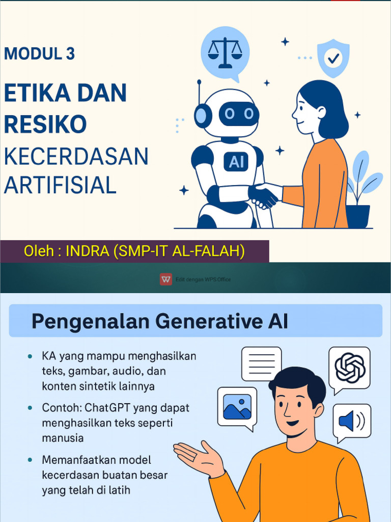 Etika dan Risiko AI Generatif | PDF