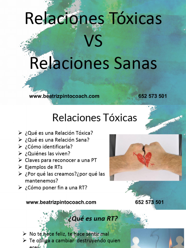 Relaciones Tóxicas vs Sanas: Guía Clave | PDF | Celos | Las emociones