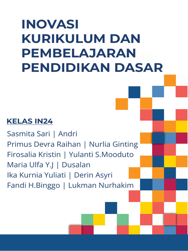 Inovasi Kurikulum Pendidikan Dasar | PDF